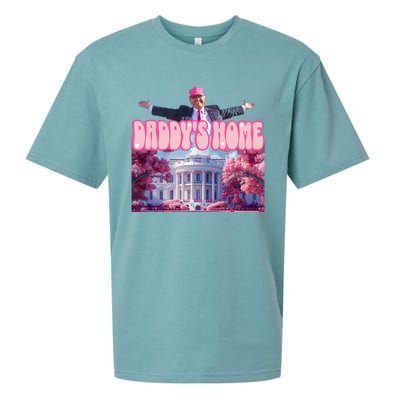 Funny Trump Take America Back DaddyS Home Trump Pink Sueded Cloud Jersey T-Shirt