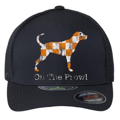 Funny Tennessee Tn Hound On The Prowl Vol Dog Knoxville Fan Game Gift Flexfit Unipanel Trucker Cap