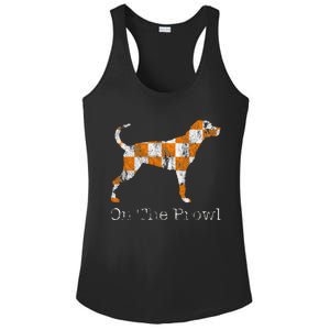 Funny Tennessee Tn Hound On The Prowl Vol Dog Knoxville Fan Game Gift Ladies PosiCharge Competitor Racerback Tank