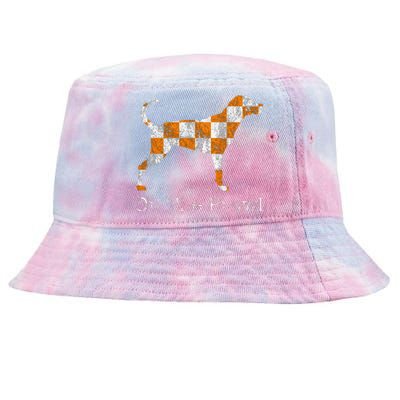 Funny Tennessee Tn Hound On The Prowl Vol Dog Knoxville Fan Game Gift Tie-Dyed Bucket Hat