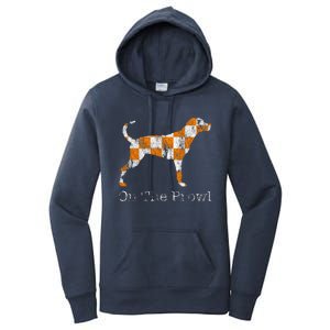 Funny Tennessee Tn Hound On The Prowl Vol Dog Knoxville Fan Game Gift Women's Pullover Hoodie