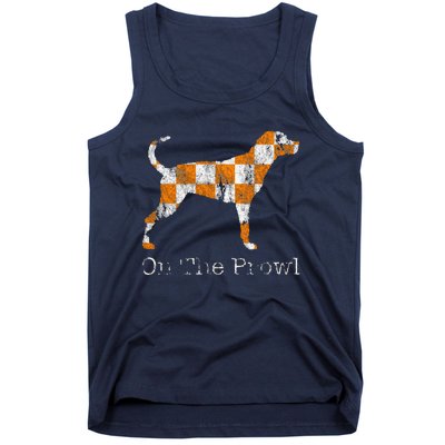 Funny Tennessee Tn Hound On The Prowl Vol Dog Knoxville Fan Game Gift Tank Top