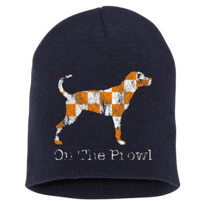 Funny Tennessee Tn Hound On The Prowl Vol Dog Knoxville Fan Game Gift Short Acrylic Beanie