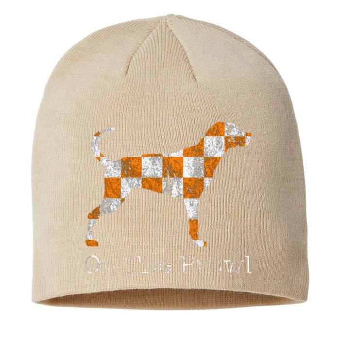 Funny Tennessee Tn Hound On The Prowl Vol Dog Knoxville Fan Game Gift Sustainable Beanie