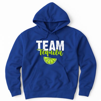 Funny Team Tequila With Green Lime Salt Group Costume Gift Hoodie