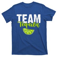 Funny Team Tequila With Green Lime Salt Group Costume Gift T-Shirt