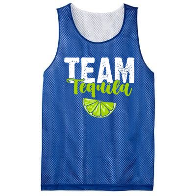 Funny Team Tequila With Green Lime Salt Group Costume Gift Mesh Reversible Basketball Jersey Tank