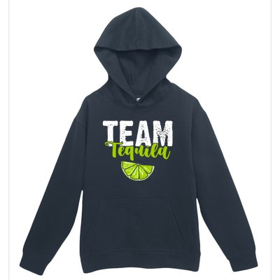 Funny Team Tequila With Green Lime Salt Group Costume Gift Urban Pullover Hoodie