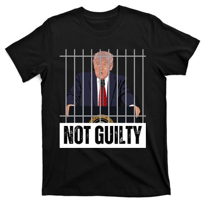 Free Trump. Trump Not Guilty, Pro Trump Supporter T-Shirt