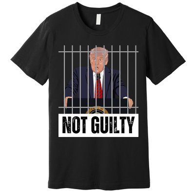 Free Trump. Trump Not Guilty, Pro Trump Supporter Premium T-Shirt