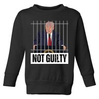 Free Trump. Trump Not Guilty, Pro Trump Supporter Toddler Sweatshirt