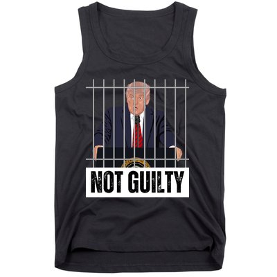 Free Trump. Trump Not Guilty, Pro Trump Supporter Tank Top