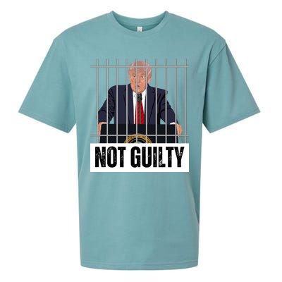 Free Trump. Trump Not Guilty, Pro Trump Supporter Sueded Cloud Jersey T-Shirt