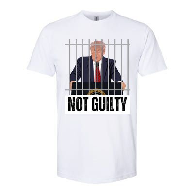 Free Trump. Trump Not Guilty, Pro Trump Supporter Softstyle CVC T-Shirt