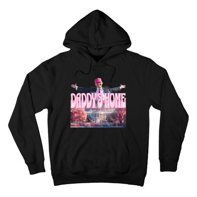 Funny Trump Take America Back DaddyS Home Trump Pink 2024 Hoodie