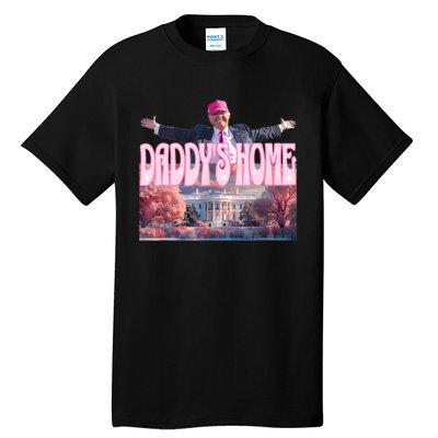 Funny Trump Take America Back DaddyS Home Trump Pink 2024 Tall T-Shirt