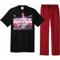 Funny Trump Take America Back DaddyS Home Trump Pink 2024 Pajama Set