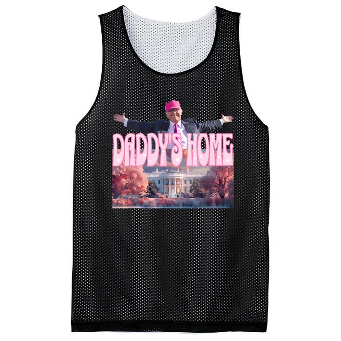 Funny Trump Take America Back DaddyS Home Trump Pink 2024 Mesh Reversible Basketball Jersey Tank