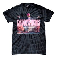 Funny Trump Take America Back DaddyS Home Trump Pink 2024 Tie-Dye T-Shirt