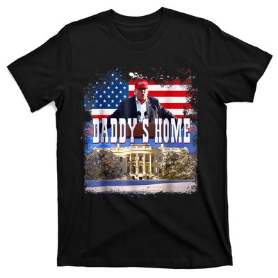 Funny Trump Take America Back Daddys Home Trump 2024 T-Shirt