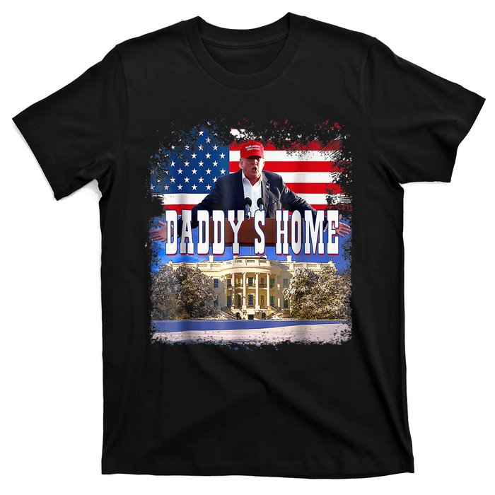 Funny Trump Take America Back Daddys Home Trump 2024 T-Shirt