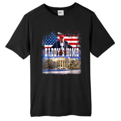 Funny Trump Take America Back Daddys Home Trump 2024 Tall Fusion ChromaSoft Performance T-Shirt