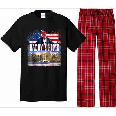 Funny Trump Take America Back Daddys Home Trump 2024 Pajama Set