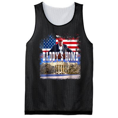 Funny Trump Take America Back Daddys Home Trump 2024 Mesh Reversible Basketball Jersey Tank