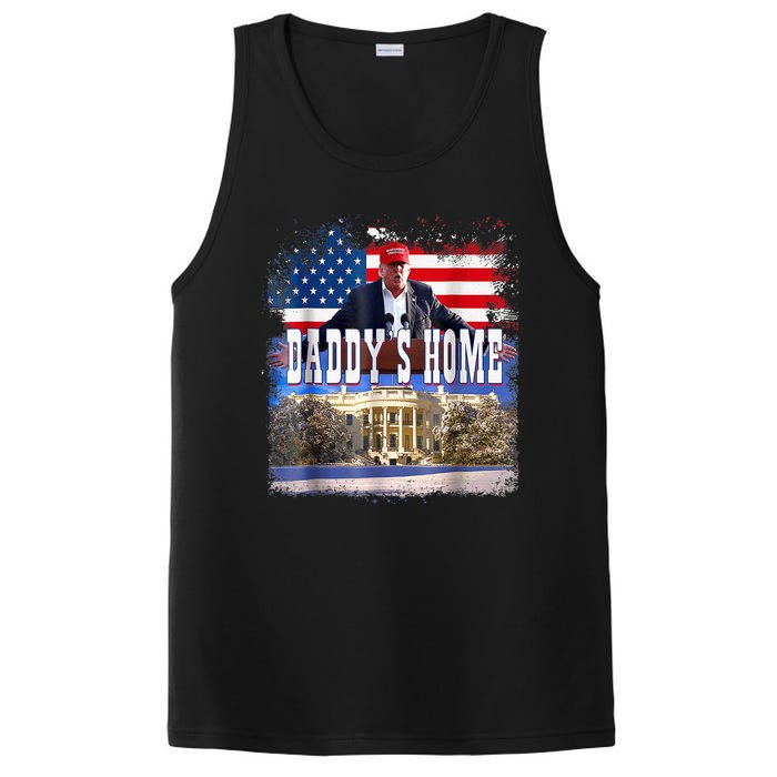 Funny Trump Take America Back Daddys Home Trump 2024 PosiCharge Competitor Tank