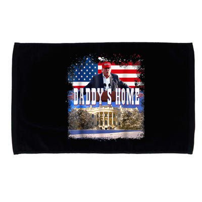 Funny Trump Take America Back Daddys Home Trump 2024 Microfiber Hand Towel