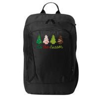 Funny Tis The Season Christmas Tree Cakes Debbie Xmas Gifts City Backpack