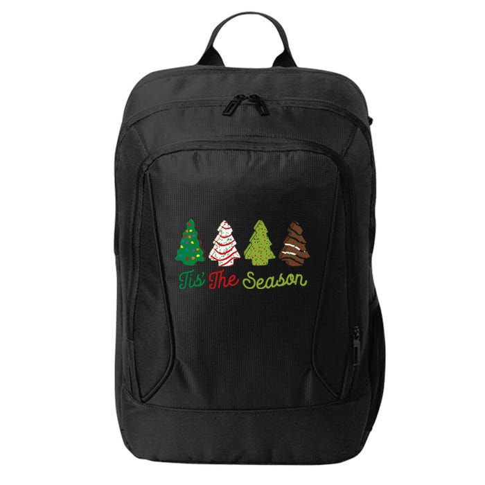 Funny Tis The Season Christmas Tree Cakes Debbie Xmas Gifts City Backpack