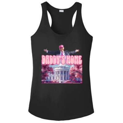 Funny Trump Take America Back DaddyS Home Trump Pink 2024 Great Gift Ladies PosiCharge Competitor Racerback Tank