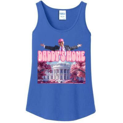 Funny Trump Take America Back DaddyS Home Trump Pink 2024 Great Gift Ladies Essential Tank