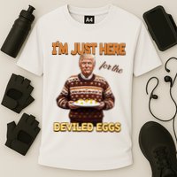 Funny Trump Thanksgiving IM Just Here For The Deviled Eggs Performance Shirt