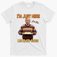 Funny Trump Thanksgiving IM Just Here For The Deviled Eggs T-Shirt