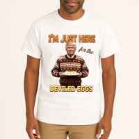 Funny Trump Thanksgiving IM Just Here For The Deviled Eggs Tall T-Shirt