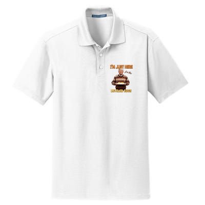 Funny Trump Thanksgiving IM Just Here For The Deviled Eggs Dry Zone Grid Polo