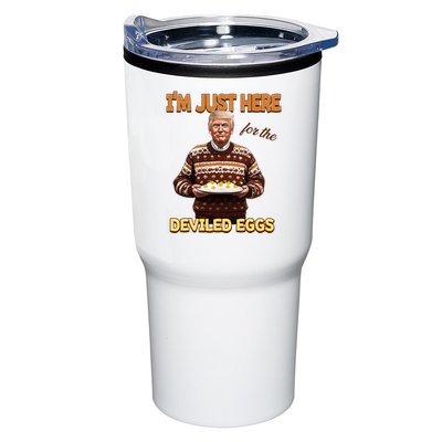 Funny Trump Thanksgiving IM Just Here For The Deviled Eggs Tumbler