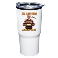 Funny Trump Thanksgiving IM Just Here For The Deviled Eggs Tumbler