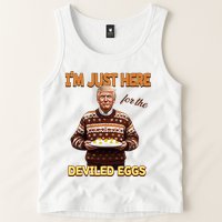 Funny Trump Thanksgiving IM Just Here For The Deviled Eggs Tank Top