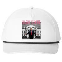 Funny Trump Take America Back DaddyS Home Trump Pink 2024 Snapback Five-Panel Rope Hat