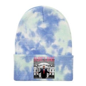 Funny Trump Take America Back DaddyS Home Trump Pink 2024 Tie Dye 12in Knit Beanie