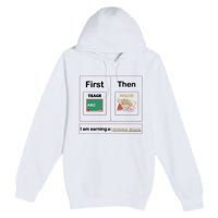 First Teach Then Beach First We Teach Then We Beach Premium Pullover Hoodie