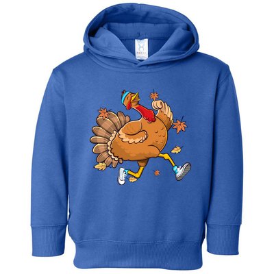 Funny Turkey Thanksgiving Its Leg Day Workout Exercise Cute Gift Toddler Hoodie