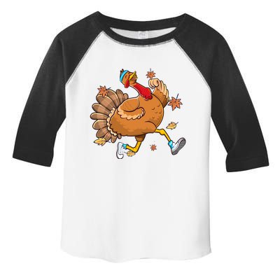 Funny Turkey Thanksgiving Its Leg Day Workout Exercise Cute Gift Toddler Fine Jersey T-Shirt