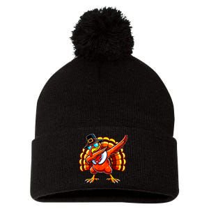 Funny Thanksgiving Turkey Pilgrim Hat Pom Pom 12in Knit Beanie