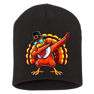 Funny Thanksgiving Turkey Pilgrim Hat Short Acrylic Beanie