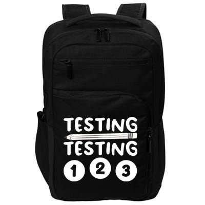Funny Teacher Testing Design For Wo Testing Teacher Impact Tech Backpack
