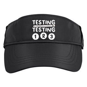 Funny Teacher Testing Design For Wo Testing Teacher Adult Drive Performance Visor